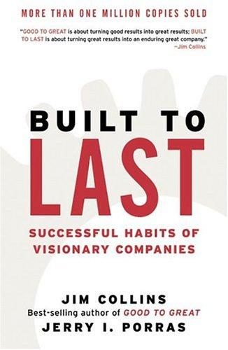 Cover of Built to Last by Jim Collins and Jerry I. Porras