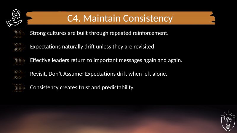 C4 Maintain Consistency: PowerPoint slide