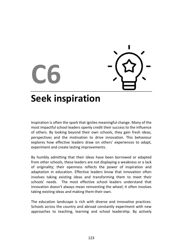 C6 Seek Inspiration: first page of the book chapter