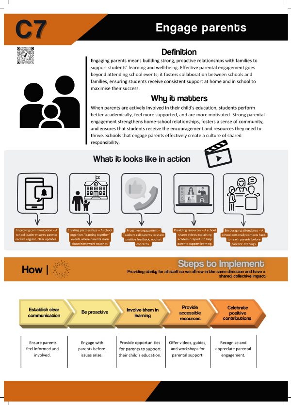 C7 Engage Parents: workbook page