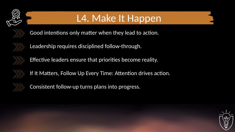 L4 Make It Happen: PowerPoint slide