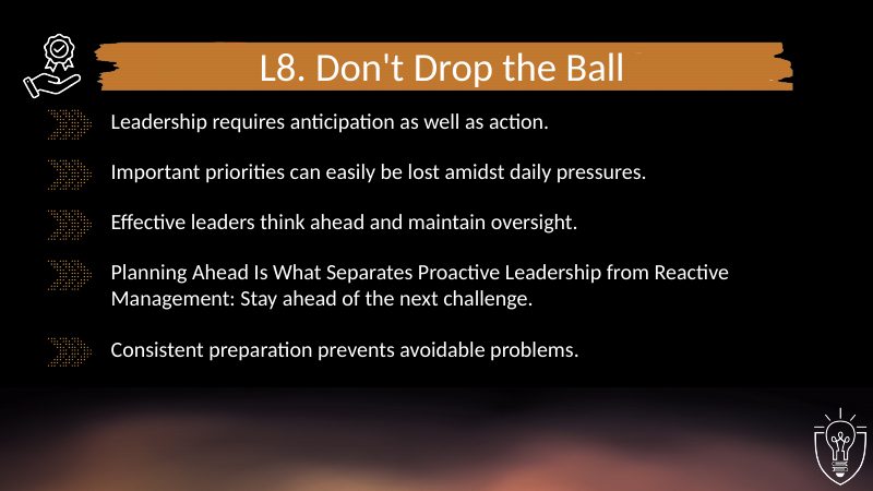 L8 Don't Drop the Ball: PowerPoint slide