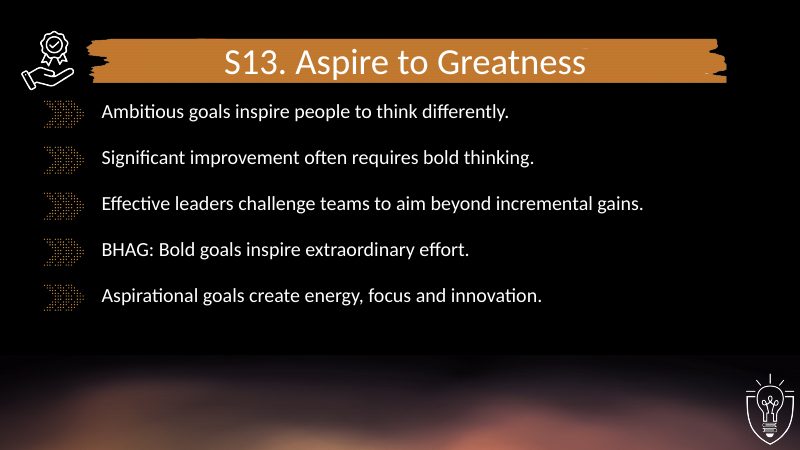 S13 Aspire to Greatness: PowerPoint slide