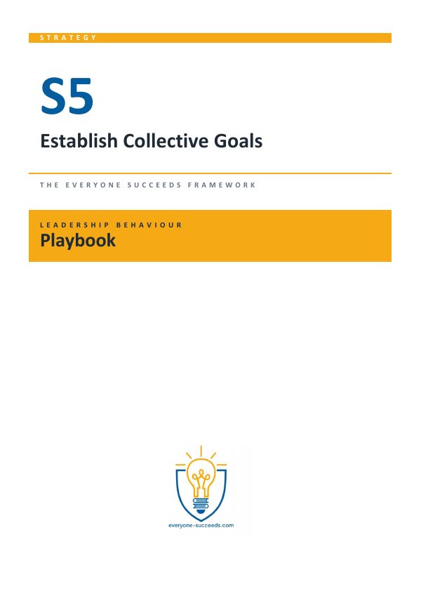 S5 Establish Collective Goals Playbook cover