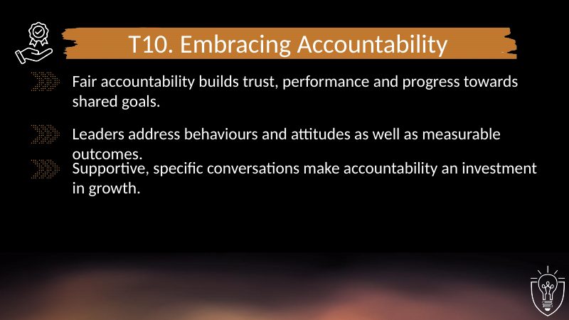 T10 Embracing Accountability: PowerPoint slide