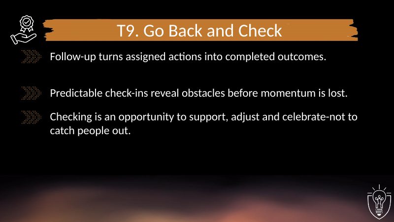 T9 Go Back and Check: PowerPoint slide